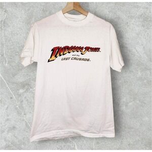 VTG Indiana Jones and the‎ Last Crusade Size Medium Movie Promo T Shirt